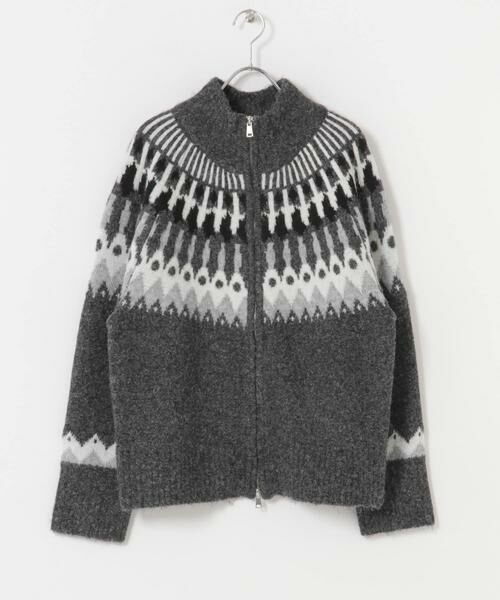 SENSE OF PLACE by URBAN RESEARCH / センスオブプレイス バイ アーバンリサーチ ニット・セーター | 『洗濯可』ノルディックジップセーター | 詳細26