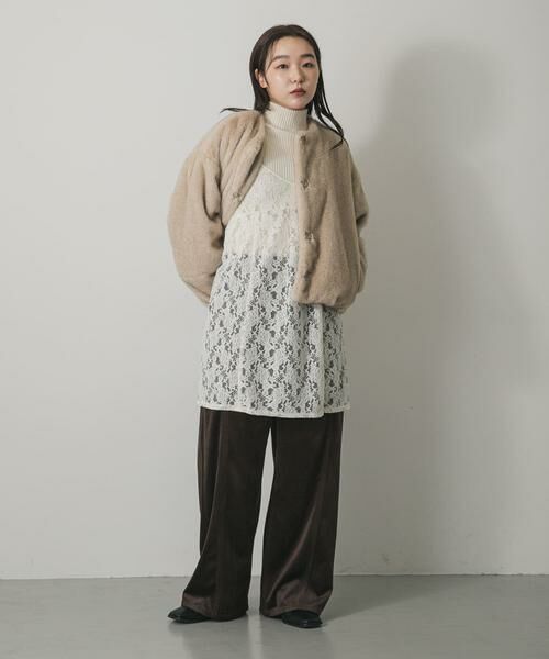 SENSE OF PLACE by URBAN RESEARCH / センスオブプレイス バイ アーバンリサーチ キャミソール・チューブトップ | レースキャミチュニック | 詳細3