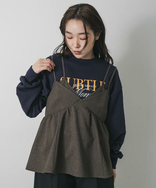 SENSE OF PLACE by URBAN RESEARCH / センスオブプレイス バイ アーバンリサーチ その他トップス | レイヤードデザインビスチェ | 詳細1