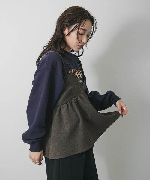 SENSE OF PLACE by URBAN RESEARCH / センスオブプレイス バイ アーバンリサーチ その他トップス | レイヤードデザインビスチェ | 詳細2