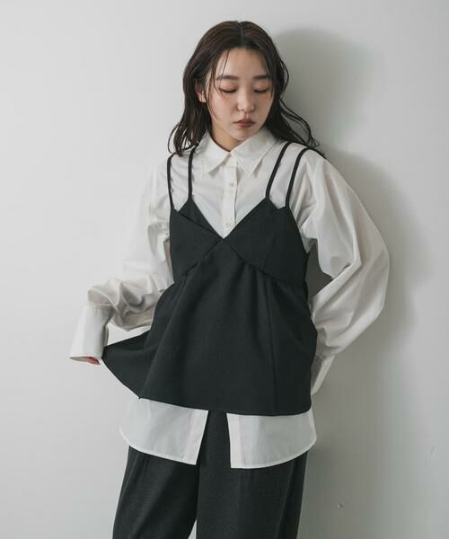 SENSE OF PLACE by URBAN RESEARCH / センスオブプレイス バイ アーバンリサーチ その他トップス | レイヤードデザインビスチェ | 詳細10