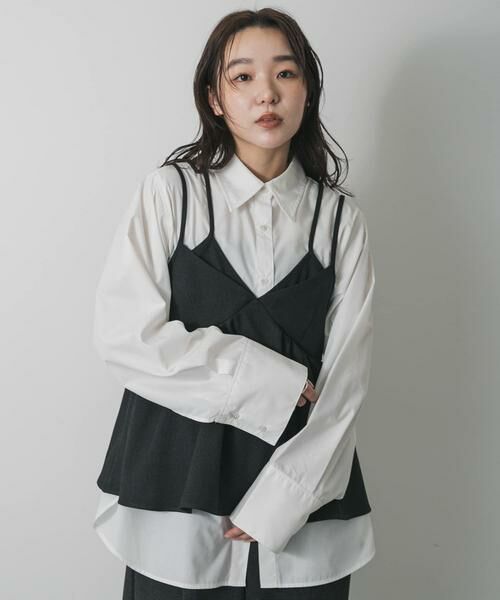 SENSE OF PLACE by URBAN RESEARCH / センスオブプレイス バイ アーバンリサーチ その他トップス | レイヤードデザインビスチェ | 詳細11