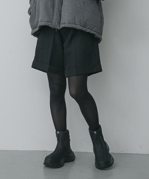 SENSE OF PLACE by URBAN RESEARCH / センスオブプレイス バイ アーバンリサーチ ショート・ハーフ・半端丈パンツ | ターンバックハーフパンツ | 詳細1