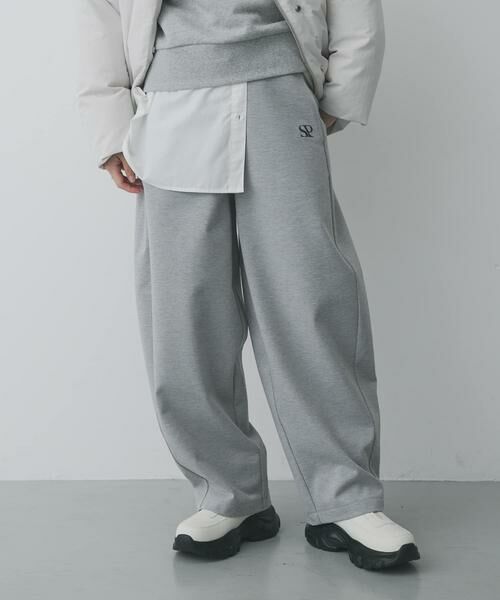 SENSE OF PLACE by URBAN RESEARCH / センスオブプレイス バイ アーバンリサーチ その他パンツ | ワンポイントシシュウスウェットパンツ | 詳細9