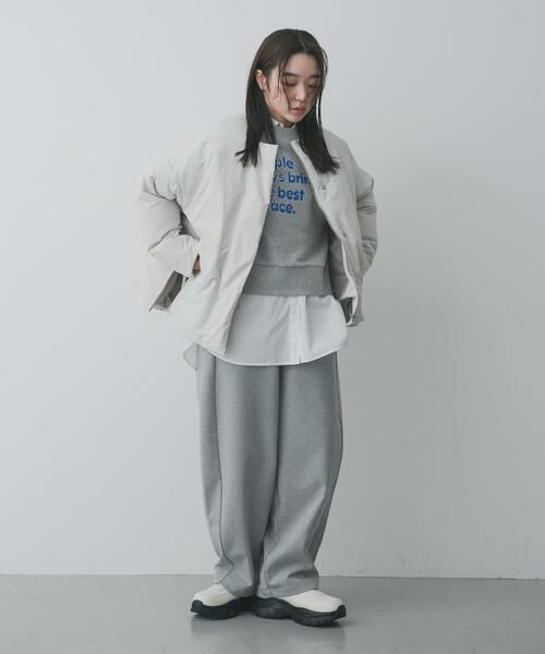 SENSE OF PLACE by URBAN RESEARCH / センスオブプレイス バイ アーバンリサーチ その他パンツ | ワンポイントシシュウスウェットパンツ | 詳細10