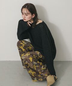 SENSE OF PLACE by URBAN RESEARCH / センスオブプレイス バイ アーバンリサーチ その他パンツ | フラワープリントオーガンジーパンツ