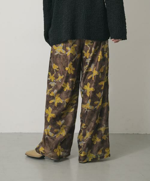 SENSE OF PLACE by URBAN RESEARCH / センスオブプレイス バイ アーバンリサーチ その他パンツ | フラワープリントオーガンジーパンツ | 詳細3