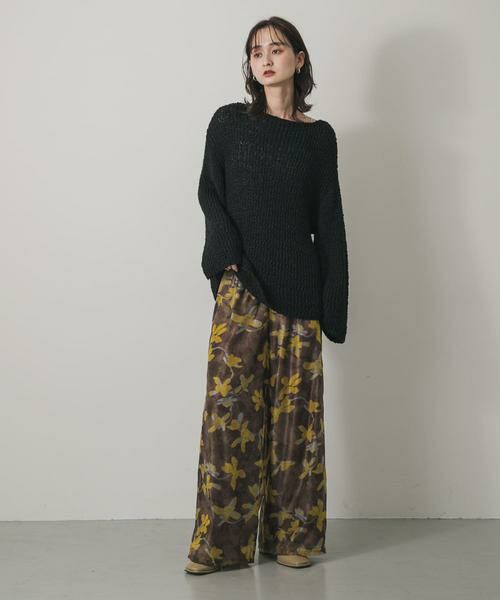 SENSE OF PLACE by URBAN RESEARCH / センスオブプレイス バイ アーバンリサーチ その他パンツ | フラワープリントオーガンジーパンツ | 詳細4