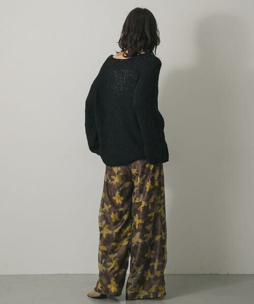 SENSE OF PLACE by URBAN RESEARCH / センスオブプレイス バイ アーバンリサーチ その他パンツ | フラワープリントオーガンジーパンツ | 詳細6
