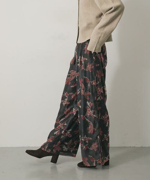 SENSE OF PLACE by URBAN RESEARCH / センスオブプレイス バイ アーバンリサーチ その他パンツ | フラワープリントオーガンジーパンツ | 詳細11