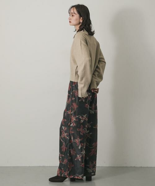 SENSE OF PLACE by URBAN RESEARCH / センスオブプレイス バイ アーバンリサーチ その他パンツ | フラワープリントオーガンジーパンツ | 詳細13
