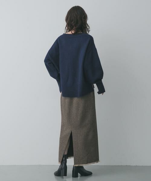 SENSE OF PLACE by URBAN RESEARCH / センスオブプレイス バイ アーバンリサーチ スカート | ツイードフリンジジップスカート | 詳細6