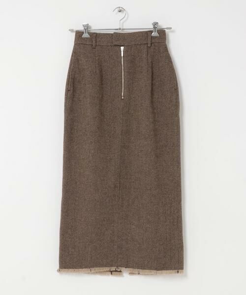 SENSE OF PLACE by URBAN RESEARCH / センスオブプレイス バイ アーバンリサーチ スカート | ツイードフリンジジップスカート | 詳細7