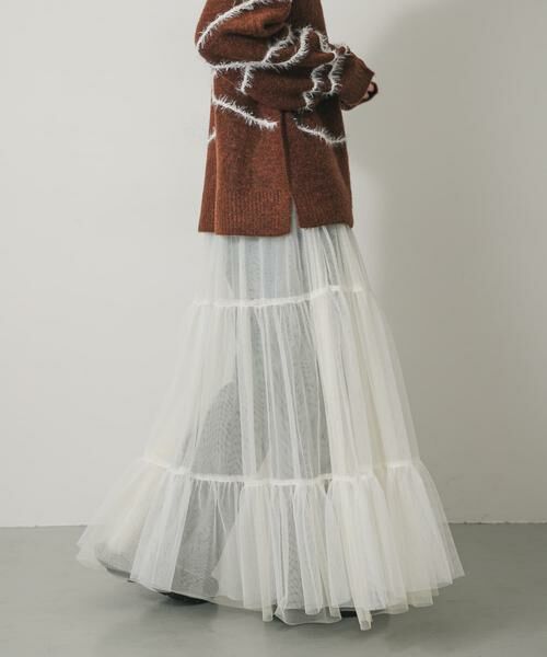 SENSE OF PLACE by URBAN RESEARCH / センスオブプレイス バイ アーバンリサーチ スカート | 『2WAY仕様』レイヤードティアードチュールスカート | 詳細2