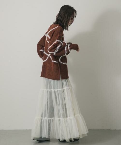 SENSE OF PLACE by URBAN RESEARCH / センスオブプレイス バイ アーバンリサーチ スカート | 『2WAY仕様』レイヤードティアードチュールスカート | 詳細3