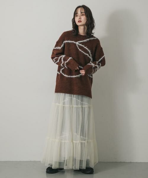 SENSE OF PLACE by URBAN RESEARCH / センスオブプレイス バイ アーバンリサーチ スカート | 『2WAY仕様』レイヤードティアードチュールスカート | 詳細5