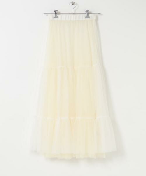 SENSE OF PLACE by URBAN RESEARCH / センスオブプレイス バイ アーバンリサーチ スカート | 『2WAY仕様』レイヤードティアードチュールスカート | 詳細8