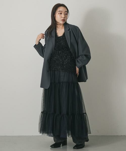 SENSE OF PLACE by URBAN RESEARCH / センスオブプレイス バイ アーバンリサーチ スカート | 『2WAY仕様』レイヤードティアードチュールスカート | 詳細13