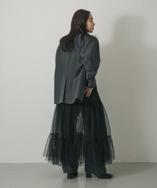 SENSE OF PLACE by URBAN RESEARCH / センスオブプレイス バイ アーバンリサーチ スカート | 『2WAY仕様』レイヤードティアードチュールスカート | 詳細14