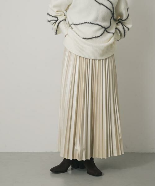SENSE OF PLACE by URBAN RESEARCH / センスオブプレイス バイ アーバンリサーチ スカート | FLプリーツスカート(アイボリー)