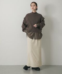 SENSE OF PLACE by URBAN RESEARCH / センスオブプレイス バイ アーバンリサーチ スカート | ヘアリーラメスカート