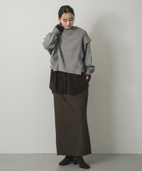 SENSE OF PLACE by URBAN RESEARCH / センスオブプレイス バイ アーバンリサーチ スカート | ヘアリーラメスカート | 詳細5