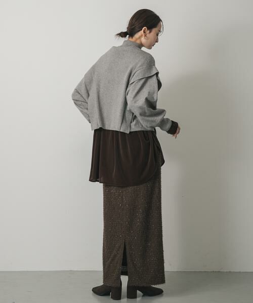 SENSE OF PLACE by URBAN RESEARCH / センスオブプレイス バイ アーバンリサーチ スカート | ヘアリーラメスカート | 詳細7