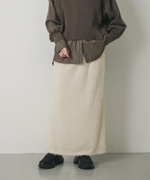 SENSE OF PLACE by URBAN RESEARCH / センスオブプレイス バイ アーバンリサーチ スカート | ヘアリーラメスカート | 詳細11