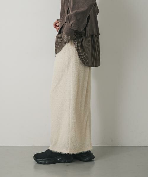 SENSE OF PLACE by URBAN RESEARCH / センスオブプレイス バイ アーバンリサーチ スカート | ヘアリーラメスカート | 詳細12