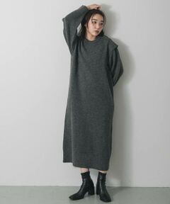 SENSE OF PLACE by URBAN RESEARCH / センスオブプレイス バイ アーバンリサーチ ワンピース | ショルダータックニットワンピース