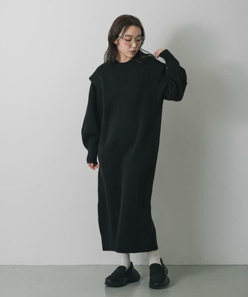 SENSE OF PLACE by URBAN RESEARCH / センスオブプレイス バイ アーバンリサーチ ワンピース | ショルダータックニットワンピース | 詳細15