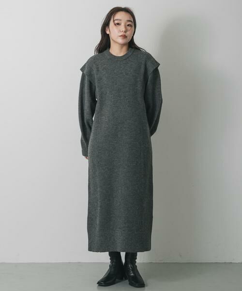SENSE OF PLACE by URBAN RESEARCH / センスオブプレイス バイ アーバンリサーチ ワンピース | ショルダータックニットワンピース | 詳細20