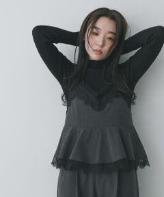 SENSE OF PLACE by URBAN RESEARCH / センスオブプレイス バイ アーバンリサーチ サロペット・オールインワン | レースキャミオールインワン