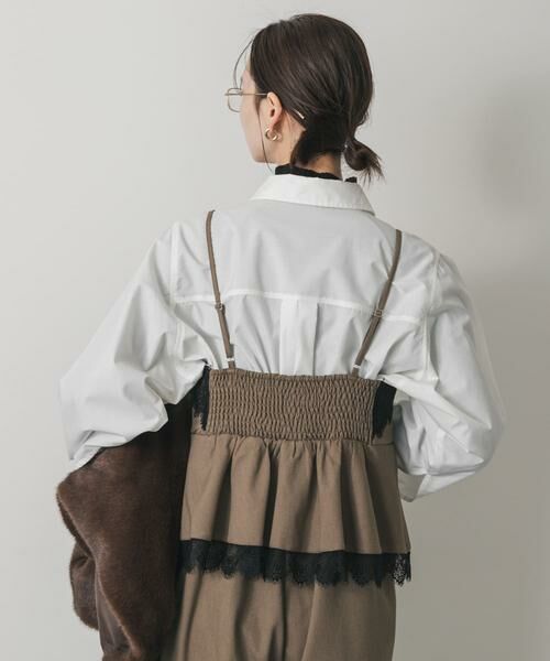 SENSE OF PLACE by URBAN RESEARCH / センスオブプレイス バイ アーバンリサーチ サロペット・オールインワン | レースキャミオールインワン | 詳細1