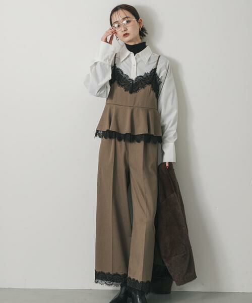 SENSE OF PLACE by URBAN RESEARCH / センスオブプレイス バイ アーバンリサーチ サロペット・オールインワン | レースキャミオールインワン | 詳細3