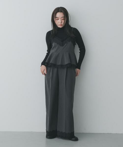 SENSE OF PLACE by URBAN RESEARCH / センスオブプレイス バイ アーバンリサーチ サロペット・オールインワン | レースキャミオールインワン | 詳細15