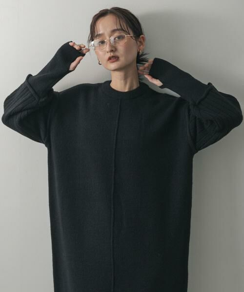 SENSE OF PLACE by URBAN RESEARCH / センスオブプレイス バイ アーバンリサーチ ワンピース | センターシームサムホールニットワンピース | 詳細8