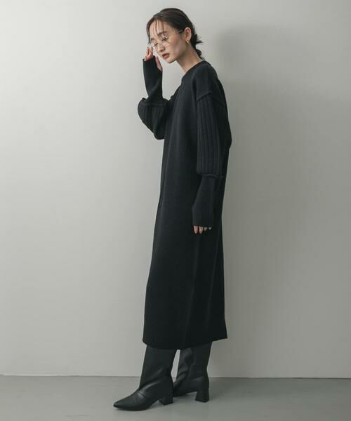 SENSE OF PLACE by URBAN RESEARCH / センスオブプレイス バイ アーバンリサーチ ワンピース | センターシームサムホールニットワンピース | 詳細12
