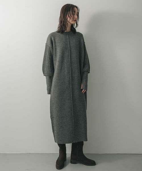 SENSE OF PLACE by URBAN RESEARCH / センスオブプレイス バイ アーバンリサーチ ワンピース | センターシームサムホールニットワンピース | 詳細21