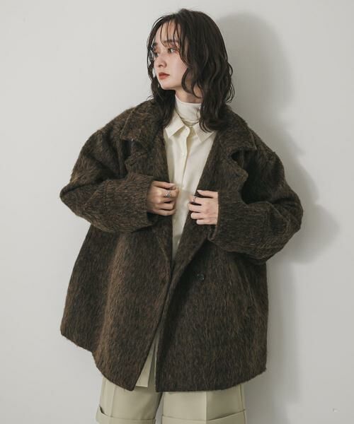 SENSE OF PLACE by URBAN RESEARCH / センスオブプレイス バイ アーバンリサーチ その他アウター | マルチカラーシャギーコート | 詳細1