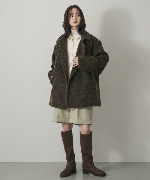 SENSE OF PLACE by URBAN RESEARCH / センスオブプレイス バイ アーバンリサーチ その他アウター | マルチカラーシャギーコート | 詳細4