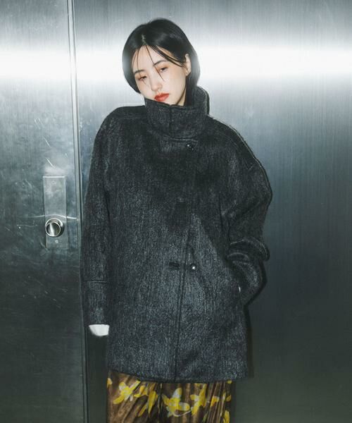 SENSE OF PLACE by URBAN RESEARCH / センスオブプレイス バイ アーバンリサーチ その他アウター | マルチカラーシャギーコート | 詳細15