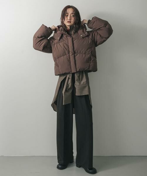 SENSE OF PLACE by URBAN RESEARCH / センスオブプレイス バイ アーバンリサーチ ダウンジャケット・ベスト | フーデット2wayショートダウン | 詳細4