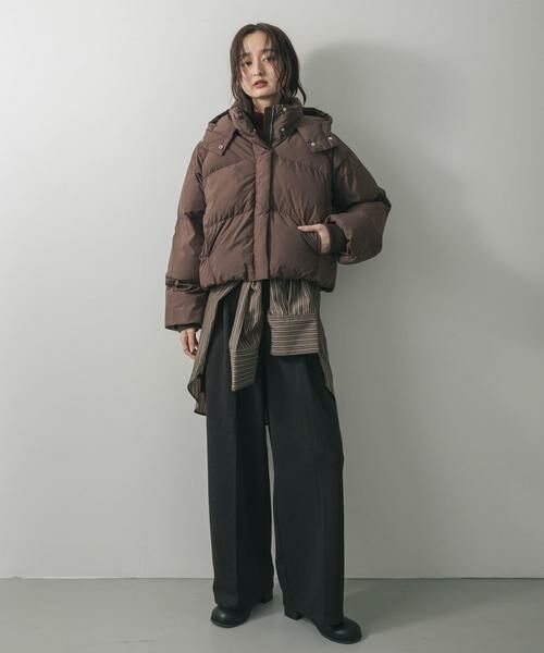 SENSE OF PLACE by URBAN RESEARCH / センスオブプレイス バイ アーバンリサーチ ダウンジャケット・ベスト | フーデット2wayショートダウン | 詳細5