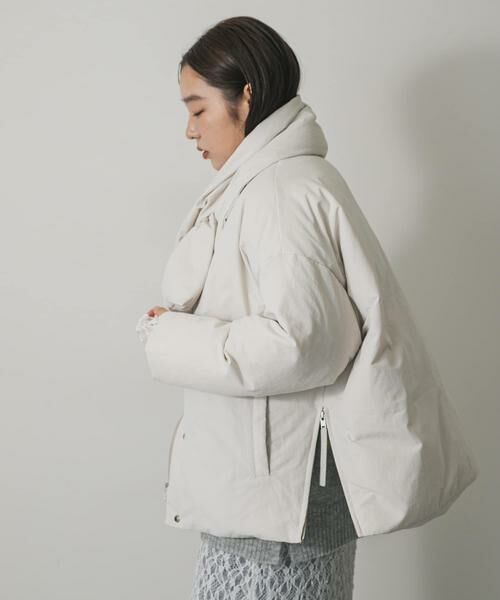 SENSE OF PLACE by URBAN RESEARCH / センスオブプレイス バイ アーバンリサーチ ダウンジャケット・ベスト | 『WEB/一部店舗限定』マフラーツキシームレスダウン | 詳細18