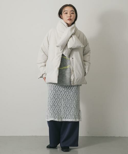 SENSE OF PLACE by URBAN RESEARCH / センスオブプレイス バイ アーバンリサーチ ダウンジャケット・ベスト | 『WEB/一部店舗限定』マフラーツキシームレスダウン | 詳細20