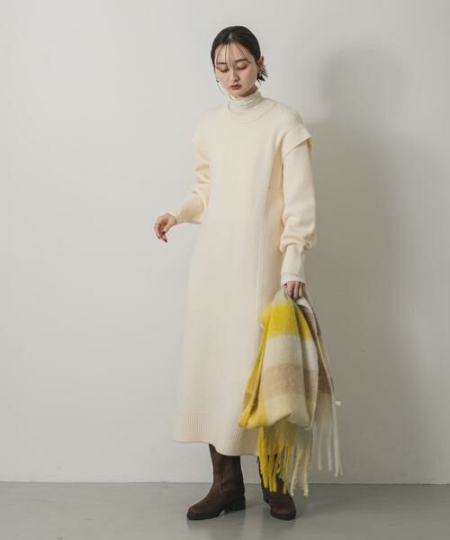 SENSE OF PLACE by URBAN RESEARCH / センスオブプレイス バイ アーバンリサーチ マフラー・ショール・スヌード・ストール | ボリュームチェックストール | 詳細10