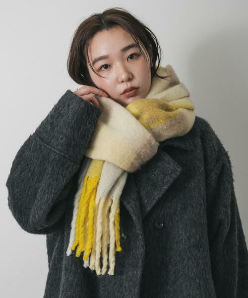 SENSE OF PLACE by URBAN RESEARCH / センスオブプレイス バイ アーバンリサーチ マフラー・ショール・スヌード・ストール | ボリュームチェックストール | 詳細11