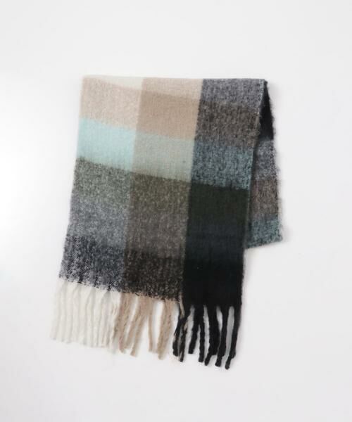 SENSE OF PLACE by URBAN RESEARCH / センスオブプレイス バイ アーバンリサーチ マフラー・ショール・スヌード・ストール | ボリュームチェックストール | 詳細17
