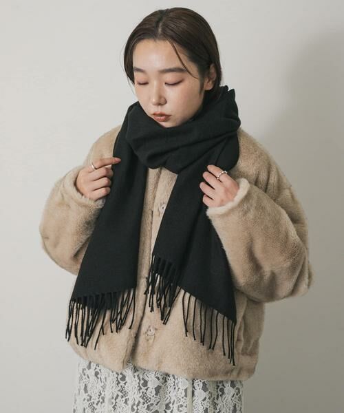SENSE OF PLACE by URBAN RESEARCH / センスオブプレイス バイ アーバンリサーチ マフラー・ショール・スヌード・ストール | フリンジストール | 詳細25